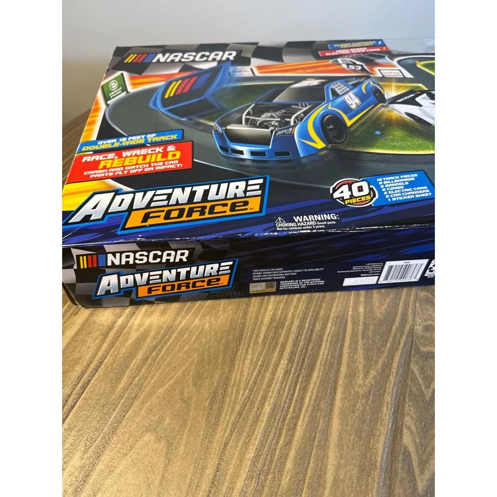 Adventure Force NASCAR Crash Racers Track Set Multicolor 40pc Open Box - Picture 10 of 10